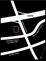 Map to Misani, Oakville Ontario
